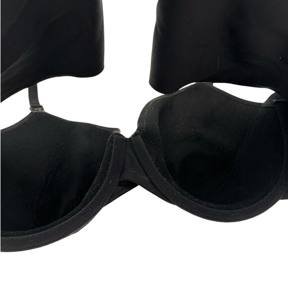 Cacique Black Nylon & Spandex Bra Size 44C - Picture 6 of 8